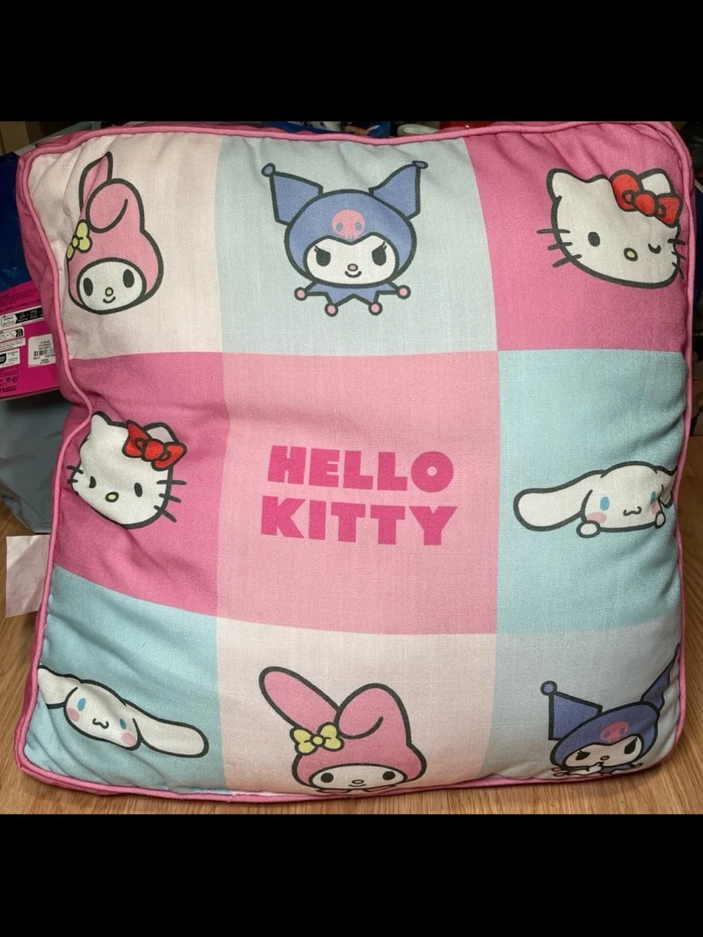 Sanrio Hello Kitty and Friends 17.72” x 17.72” Pillow Cushion Primark Exclusive